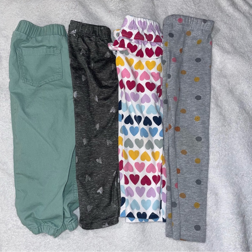 Girls bundle pants set size 24 month